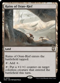 Ruins of Oran-Rief (Ripple Foil) -  Foil (M3C-370) - Modern Horizons 3 Commander