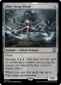Elder Deep-Fiend (Ripple Foil) -  Foil (M3C-154) - Modern Horizons 3 Commander
