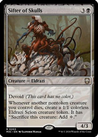 Sifter of Skulls (Ripple Foil) -  Foil (M3C-203) - Modern Horizons 3 Commander