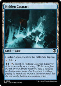 Hidden Cataract (Ripple Foil) -  Foil (M3C-348) - Modern Horizons 3 Commander