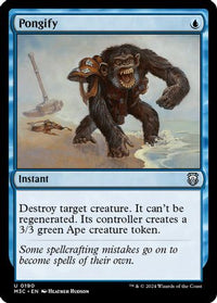 Pongify (Ripple Foil) -  Foil (M3C-190) - Modern Horizons 3 Commander