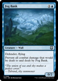Fog Bank (Ripple Foil) -  Foil (M3C-186) - Modern Horizons 3 Commander