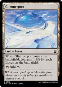 Glimmerpost (Ripple Foil) -  Foil (M3C-346) - Modern Horizons 3 Commander
