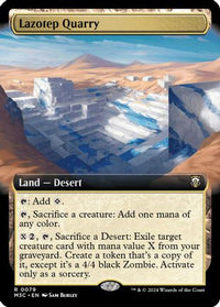 Lazotep Quarry (Extended Art) (Ripple Foil) -  Foil (M3C-079) - Modern Horizons 3 Commander