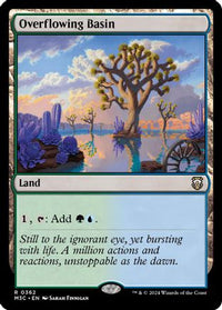 Overflowing Basin (Ripple Foil) -  Foil (M3C-362) - Modern Horizons 3 Commander