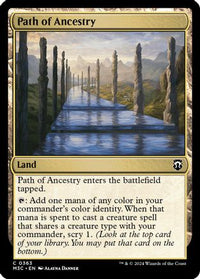 Path of Ancestry (Ripple Foil) -  Foil (M3C-363) - Modern Horizons 3 Commander