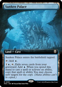 Sunken Palace (Extended Art) (Ripple Foil) -  Foil (M3C-081) - Modern Horizons 3 Commander