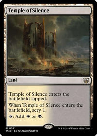 Temple of Silence (Ripple Foil) -  Foil (M3C-391) - Modern Horizons 3 Commander