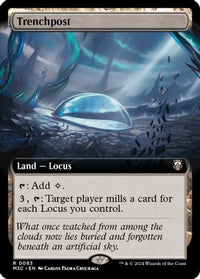 Trenchpost (Extended Art) (Ripple Foil) -  Foil (M3C-083) - Modern Horizons 3 Commander