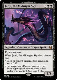 Junji, the Midnight Sky (Ripple Foil) -  Foil (M3C-199) - Modern Horizons 3 Commander