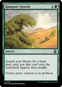 Rampant Growth (Ripple Foil) -  Foil (M3C-240) - Modern Horizons 3 Commander