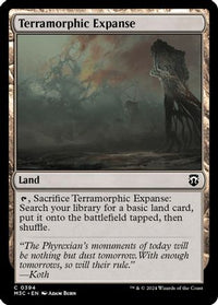 Terramorphic Expanse (Ripple Foil) -  Foil (M3C-394) - Modern Horizons 3 Commander