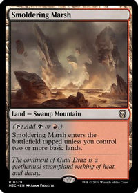 Smoldering Marsh (Ripple Foil) -  Foil (M3C-379) - Modern Horizons 3 Commander