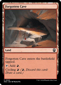 Forgotten Cave (Ripple Foil) -  Foil (M3C-343) - Modern Horizons 3 Commander