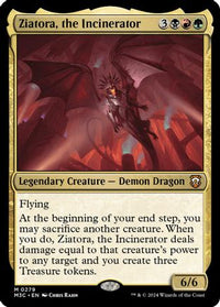 Ziatora, the Incinerator (Ripple Foil) -  Foil (M3C-279) - Commander: Modern Horizons 3