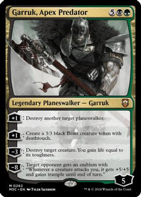 Garruk, Apex Predator (Ripple Foil) -  Foil (M3C-262) - Modern Horizons 3 Commander