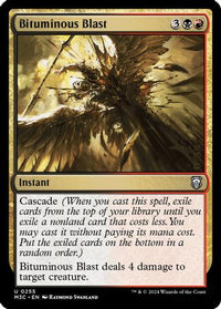 Bituminous Blast (Ripple Foil) -  Foil (M3C-255) - Modern Horizons 3 Commander