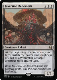 Inversion Behemoth  (Ripple Foil) -  Foil (M3C-034) - Modern Horizons 3 Commander