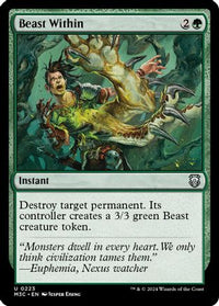 Beast Within (Ripple Foil) [Modern Horizons 3 Commander]