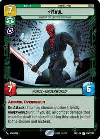 Maul - Shadow Collective Visionary (090/262) - Shadows of the Galaxy Foil
