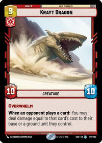 Krayt Dragon (172/262) - Shadows of the Galaxy Foil