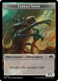Eldrazi Spawn // Phyrexian Golem Double-Sided Token (MH3-2 // 32) - Modern Horizons 3 Foil