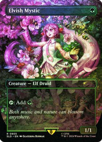 Elvish Mystic (0805) (Rainbow Foil) [Secret Lair Drop Series]