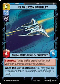 Clan Saxon Gauntlet (035/262) - Shadows of the Galaxy Foil