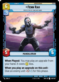 Fenn Rau - Protector of Concord Dawn (067/262) - Shadows of the Galaxy Foil