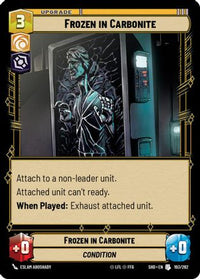 Frozen in Carbonite (193/262) - Shadows of the Galaxy Foil