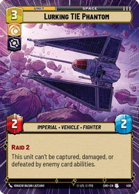 Lurking TIE Phantom (Hyperspace) (456) - Shadows of the Galaxy Foil