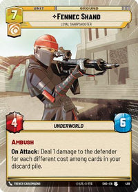 Fennec Shand - Loyal Sharpshooter (Hyperspace) (488) - Shadows of the Galaxy