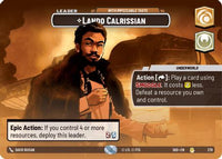 Lando Calrissian - With Impeccable Taste (Showcase) (279) - Shadows of the Galaxy Foil