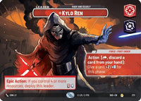 Kylo Ren - Rash and Deadly (Showcase) (273) - Shadows of the Galaxy Foil