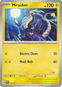 Miraidon - Pikachu 23 148  Battle Academy 2024 - Promo