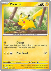 Pikachu (Pokemon Together) 025/165  Miscellaneous Cards & Products - Promo