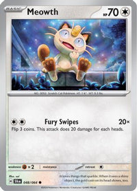 Meowth 048  SV Shrouded Fable - Common