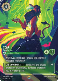 Scar - Vengeful Lion (Enchanted) (212/204) [Shimmering Skies]