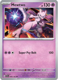 Mewtwo 059  SV07 Stellar Crown - Uncommon