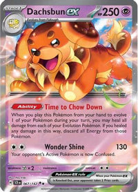 Dachsbun ex 067/142  - Holofoil SV07 Stellar Crown - Double Rare