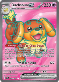 Dachsbun ex 160/142  - Holofoil SV07 Stellar Crown - Ultra Rare