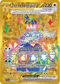 Terapagos ex 173/142  - Holofoil SV07 Stellar Crown - Hyper Rare
