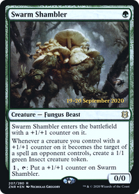 Swarm Shambler [Zendikar Rising Prerelease Promos]