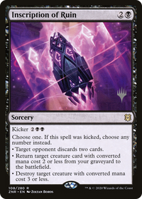 Inscription of Ruin (Promo Pack) [Zendikar Rising Promos]