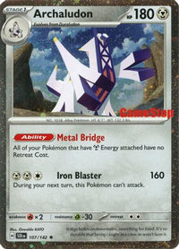 Archaludon (Cosmos Holo) (Gamestop Exclusive) 107  - Holofoil Miscellaneous Cards & Products - Rare