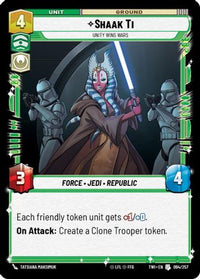 Shaak Ti - Unity Wins Wars (094/257) - Twilight of the Republic Foil