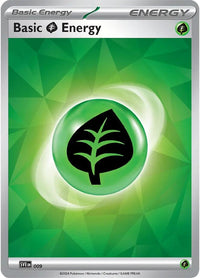 Basic Grass Energy 009  SVE Scarlet & Violet Energies - Common
