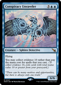 Conspiracy Unraveler (Promo Pack) [Murders at Karlov Manor Promos]