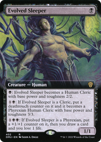 Evolved Sleeper (Extended Art) [Dominaria United]