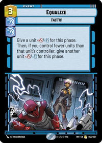 Equalize (055/257) - Twilight of the Republic Foil